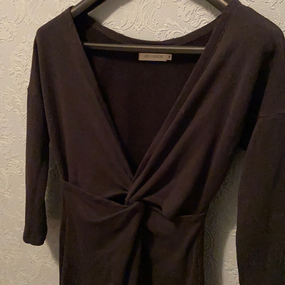 Ursa Minor black twist dress